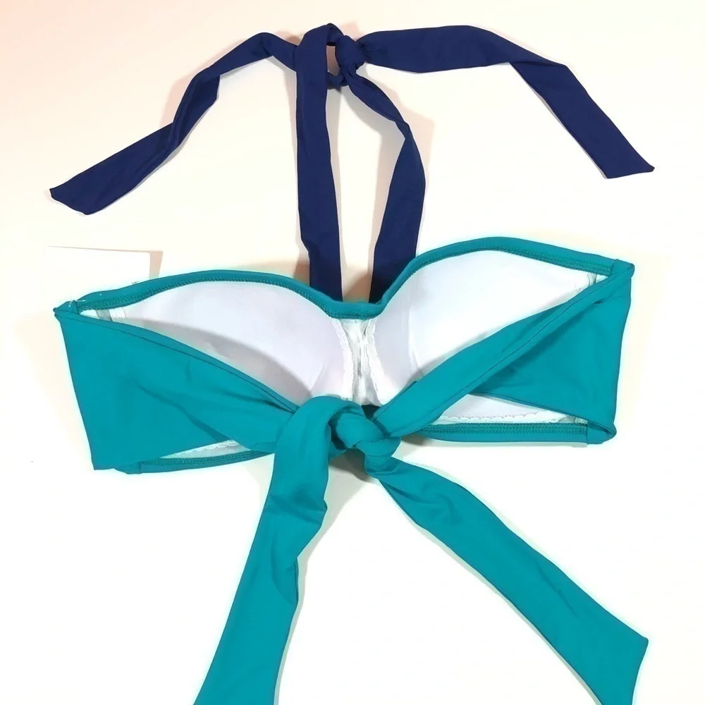 Ralph Lauren Bandeau Halter Bikini Top 6